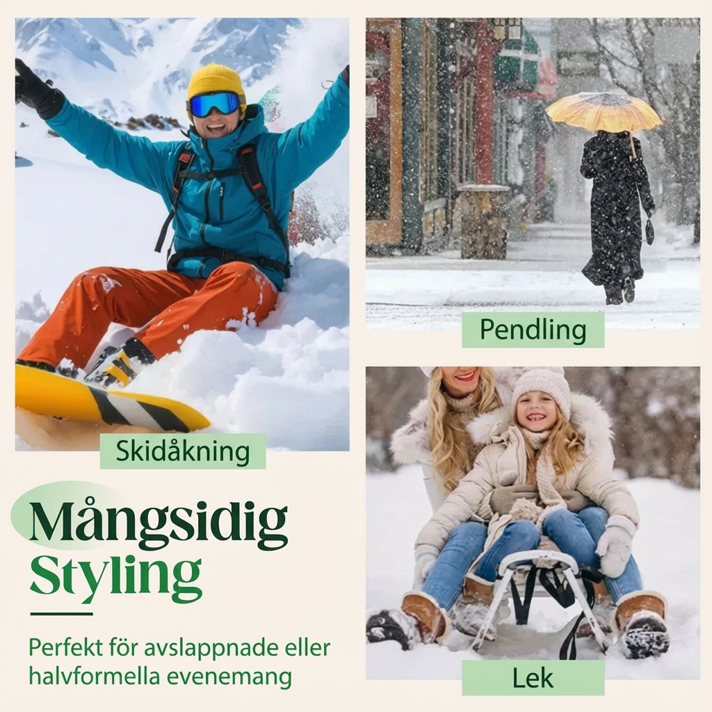 Norillo™ – Vindtät vinterhuva med justerbar passform för ansikte & hals