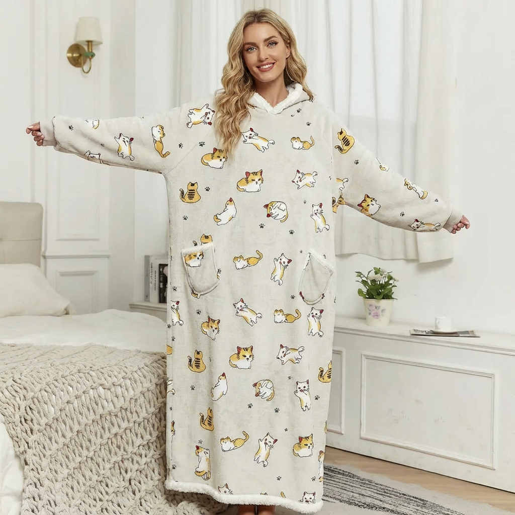 Norillo™ – Oversize fleecehoodie för lugna och varma hemmastunder