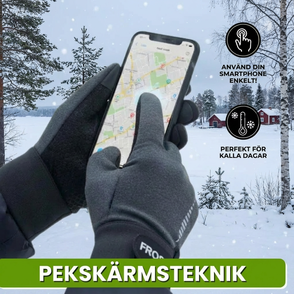 Norillo™ – Vindtäta & vattentäta Vinterhandskar med touchteknologi −30°C