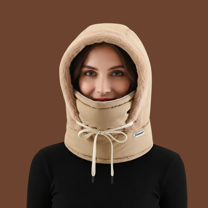 Norillo™ – Vindtät vinterhuva med justerbar passform för ansikte & hals