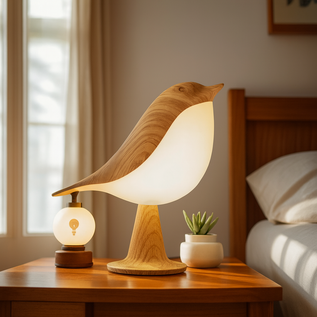 Norillo™ – Nattlampa i Fågeldesign med Doft & Justerbart Ljus