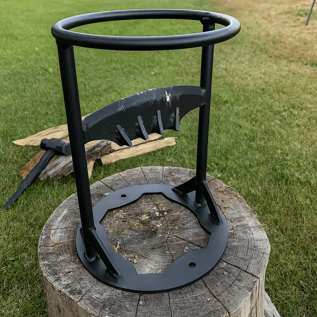 Norillo™ – Säker Vedklyv i Stål som Ger Perfekt Tändved Utan Yxa