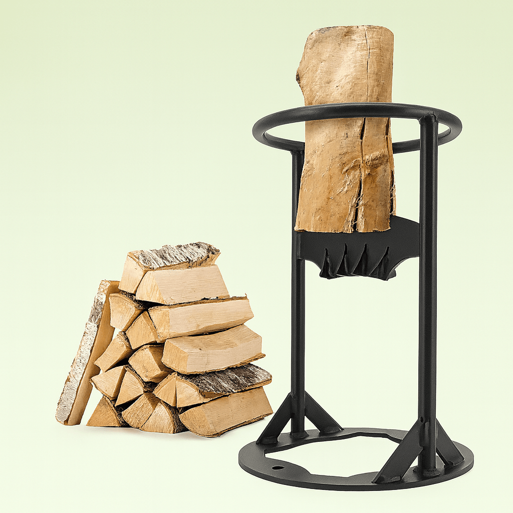 Norillo™ – Säker Vedklyv i Stål som Ger Perfekt Tändved Utan Yxa