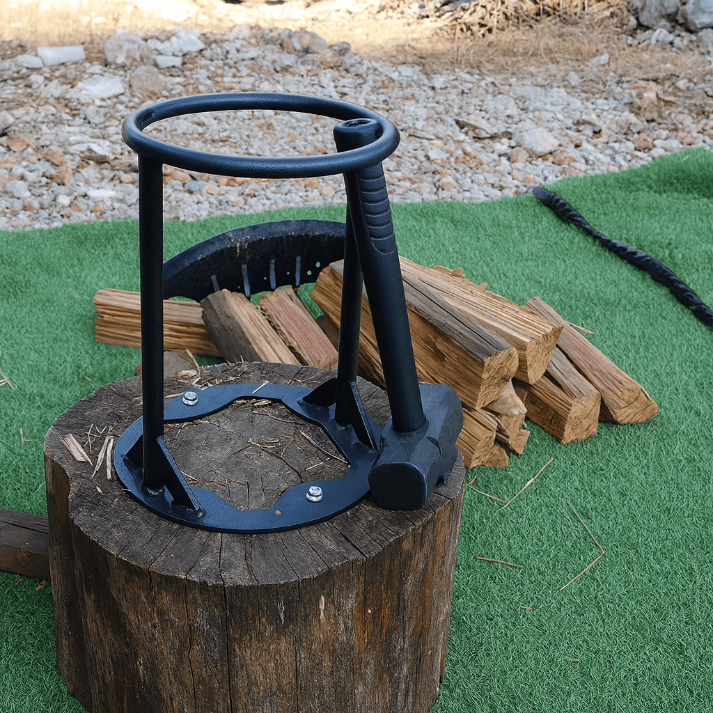 Norillo™ – Säker Vedklyv i Stål som Ger Perfekt Tändved Utan Yxa