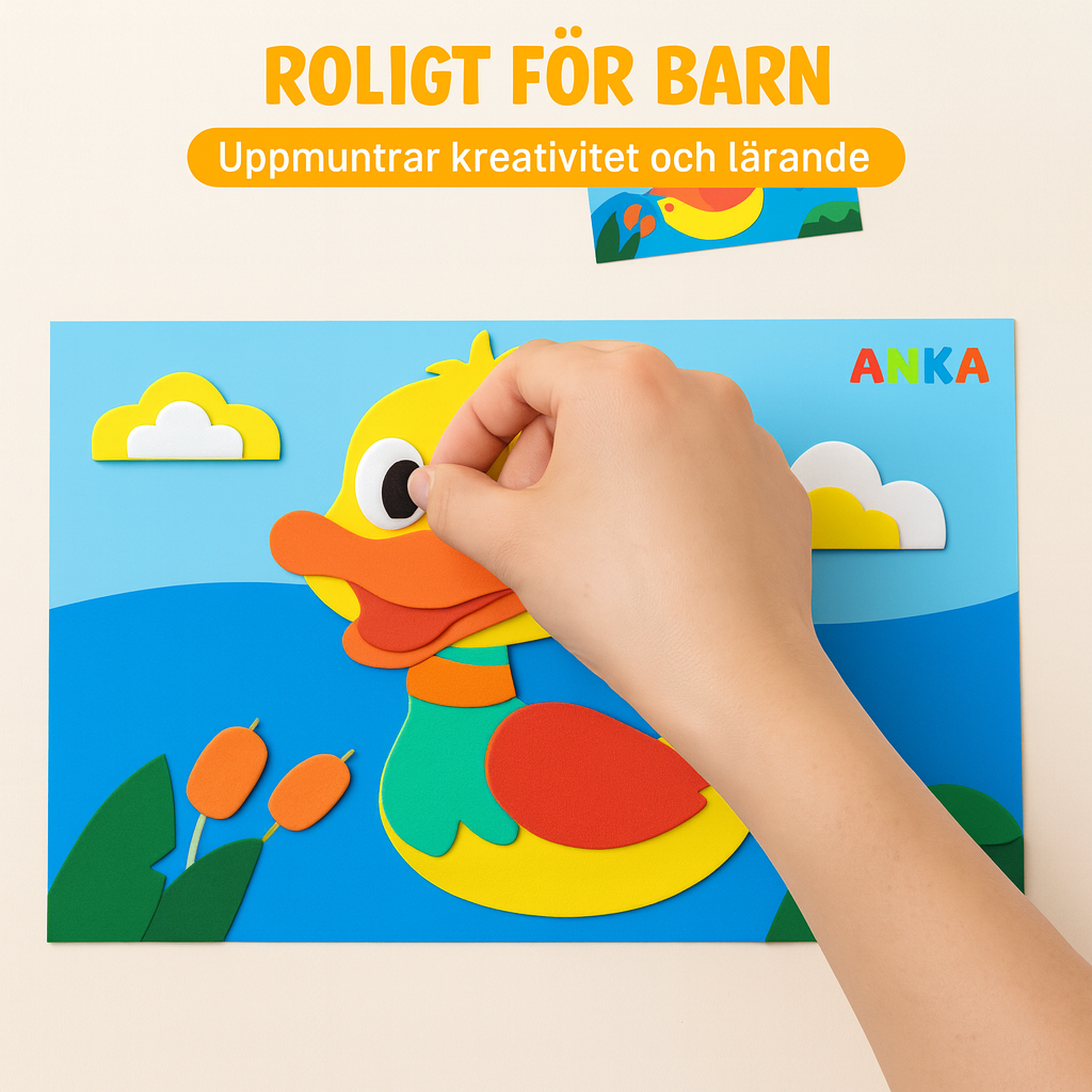 Norillo™ – Självhäftande 3D Klisterfigurer