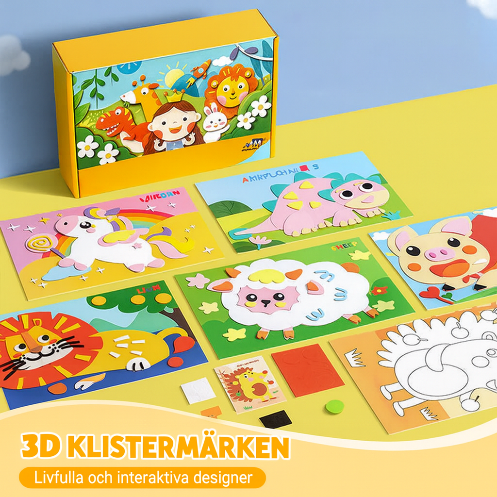 Norillo™ – Självhäftande 3D Klisterfigurer