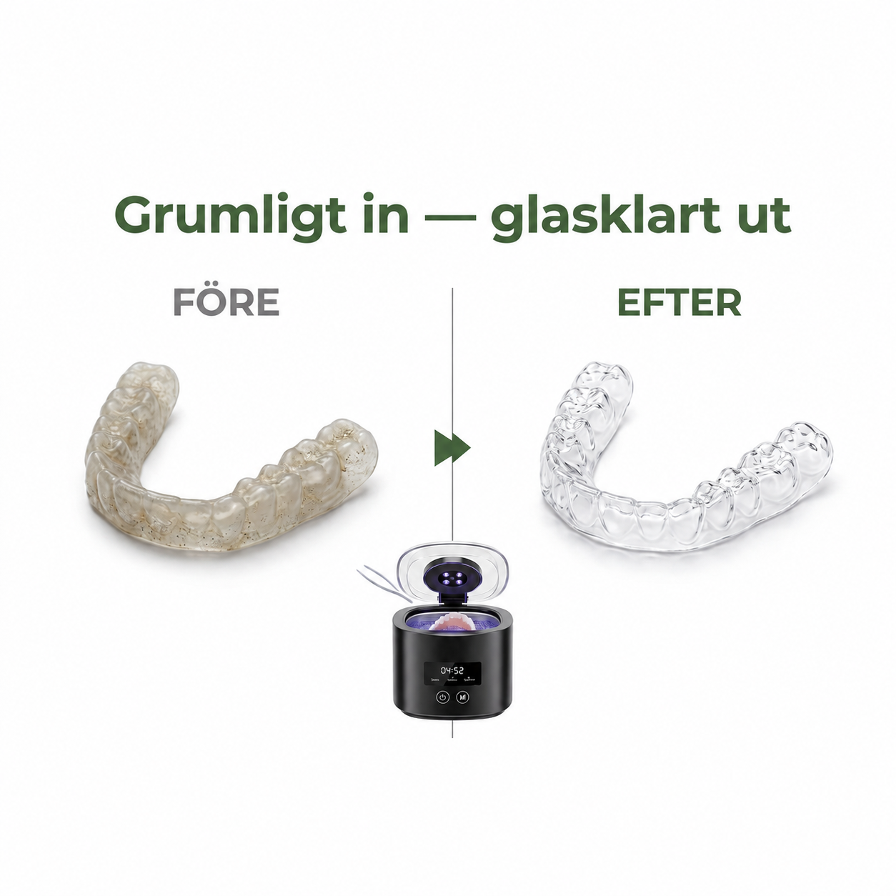 Norillo® – FreshSoak – Ultraljudsrengöring för tandskena på 5 min