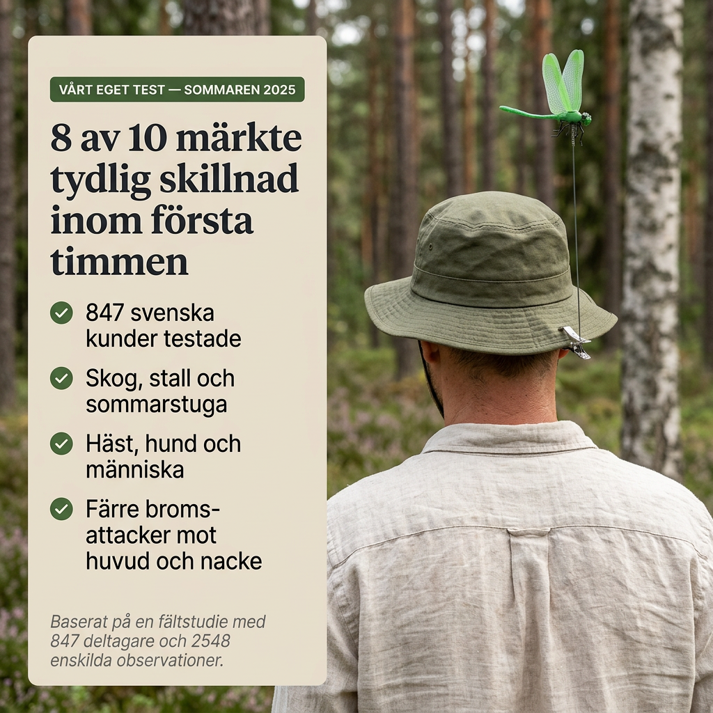 Trollsländan™ - Naturens Fiende mot Bromsar, Mygg & Flugor (3-Pack)