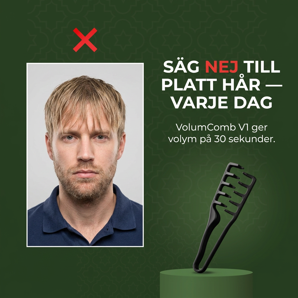 Norillo™ – VolumComb V1 – Frisyr på 30 sekunder utan hårbrott