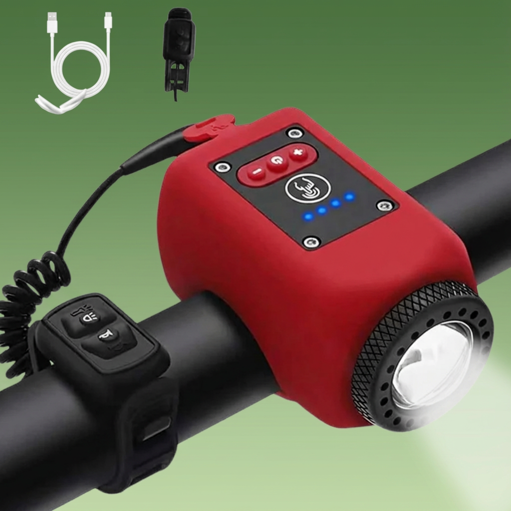 Norillo™ – 110 dB cykeltuta med långräckviddande framljus för nattkörning