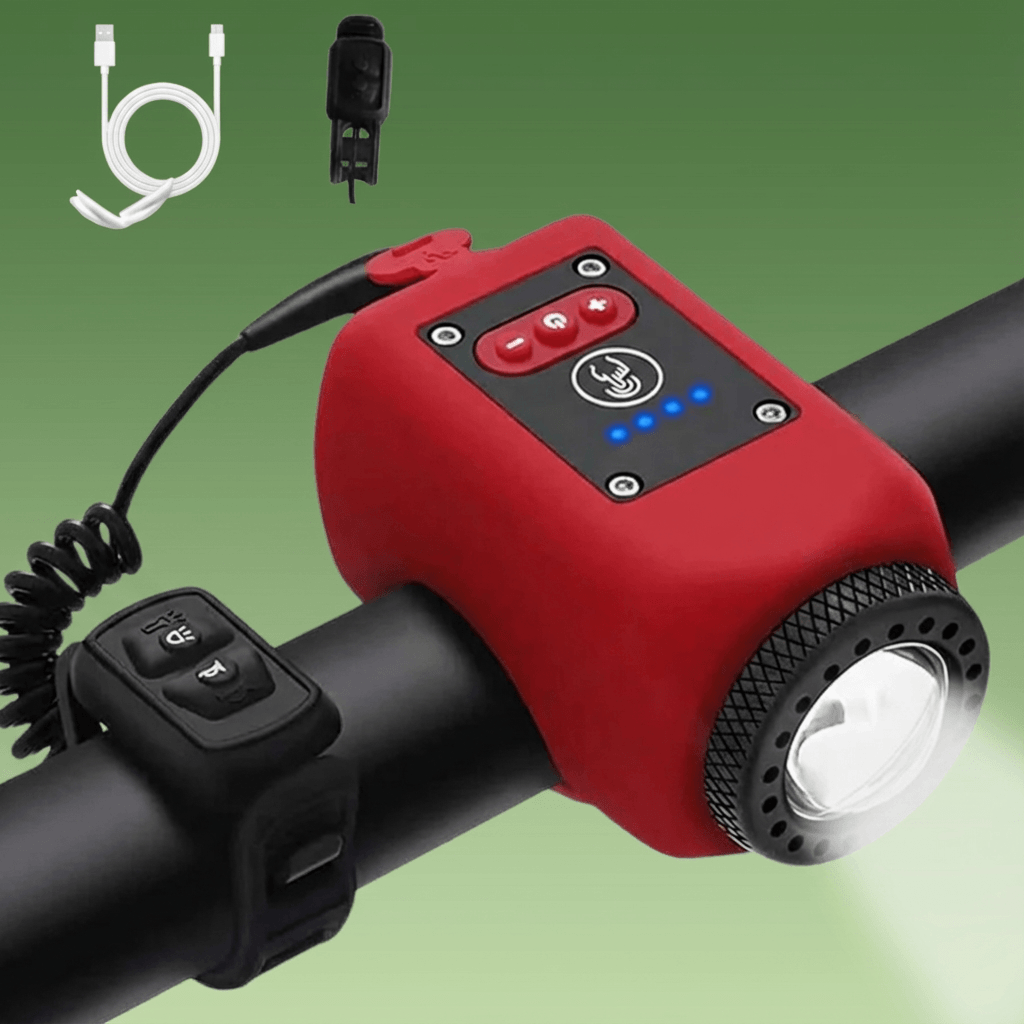 Norillo™ – 110 dB cykeltuta med långräckviddande framljus för nattkörning