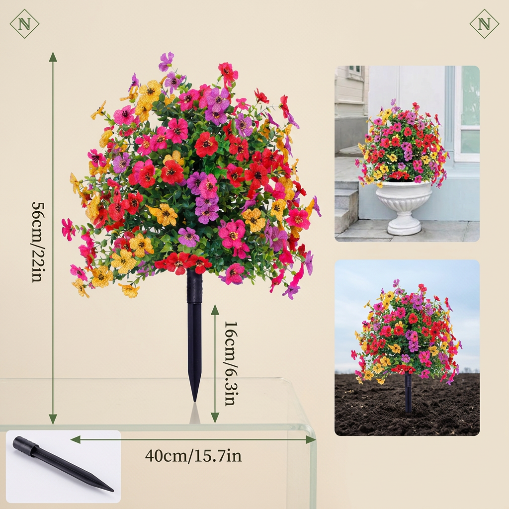 FloraLux – Premium Konstblommor för Entré och Uteplats