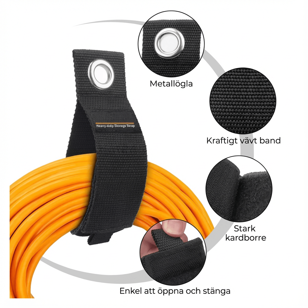 Norillo™ StrongLoop – Starka & elastiska upphängningsband för smart förvaring