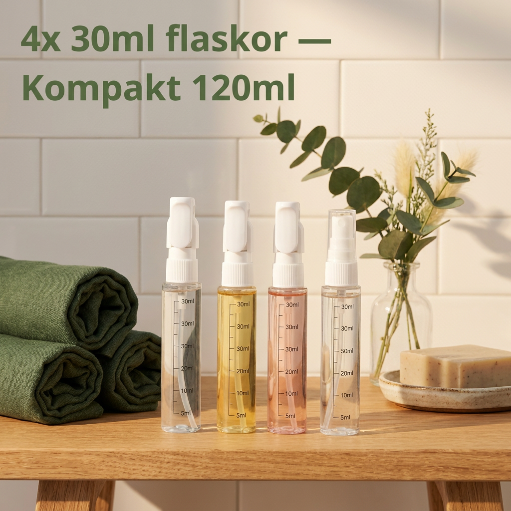 Norillo™ – RoutinePack – Bär hela din rutin i en läckagesäker flaska