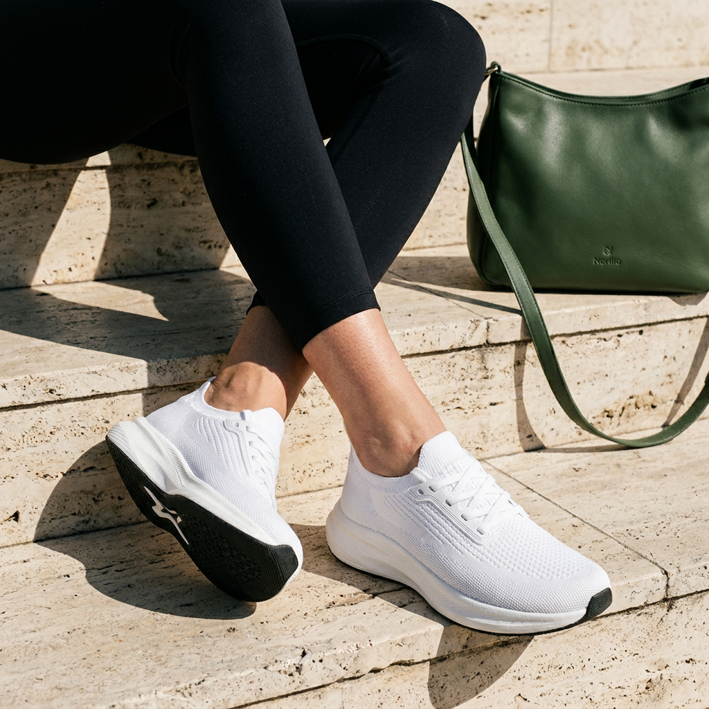Stigré™ – Hallux-vänliga sneakers du kliver i utan att böja dig