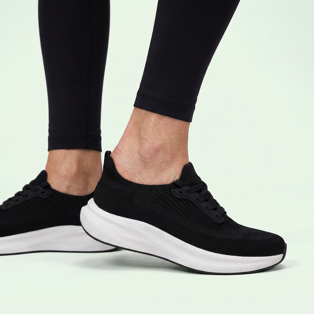 Stigré™ – Hallux-vänliga sneakers du kliver i utan att böja dig