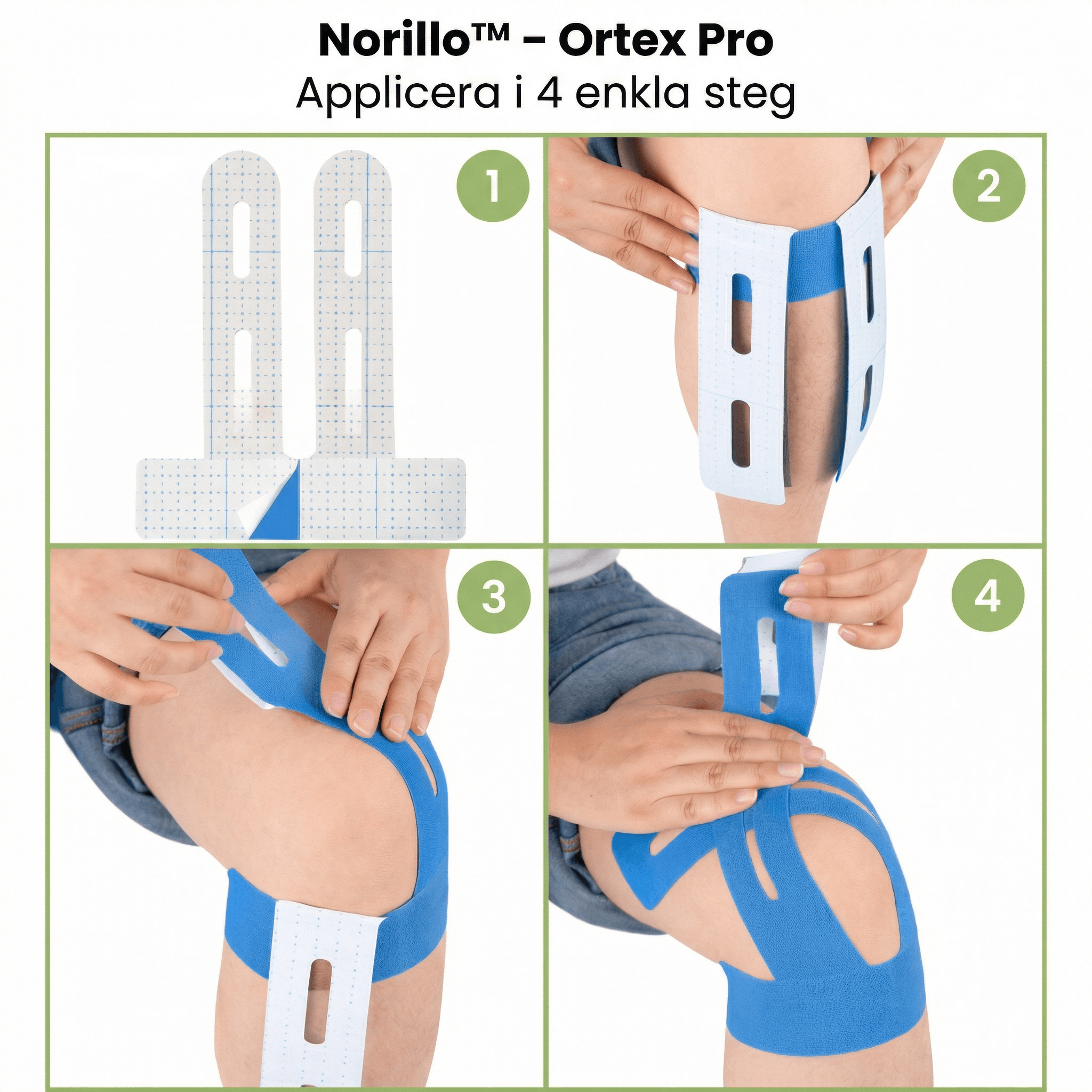 Norillo™ – Ortex original pro – förskuren knätejp