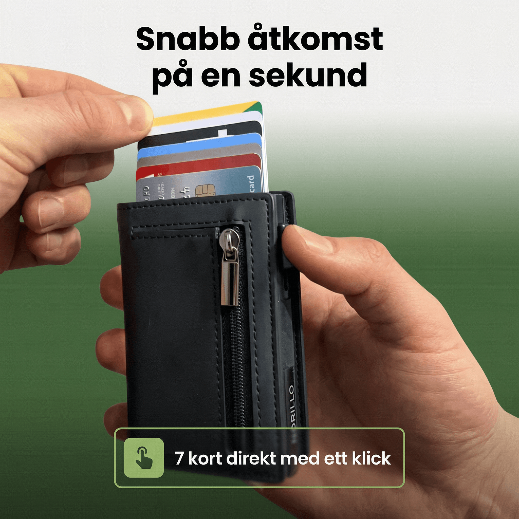 Norillo™ CardShield 3.0 – Slim plånbok med RFID-skydd