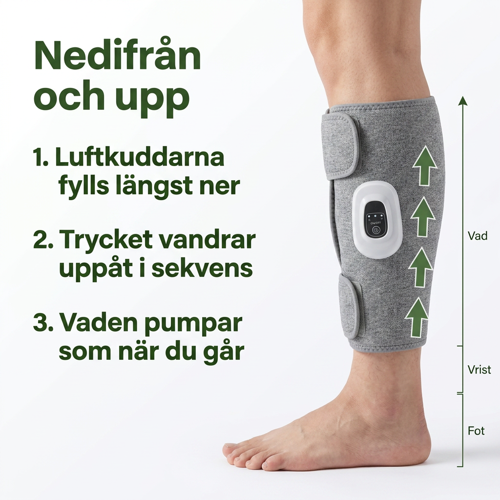 Norillo® – PulseWrap – Vadmassage med värme som lättar tunga ben