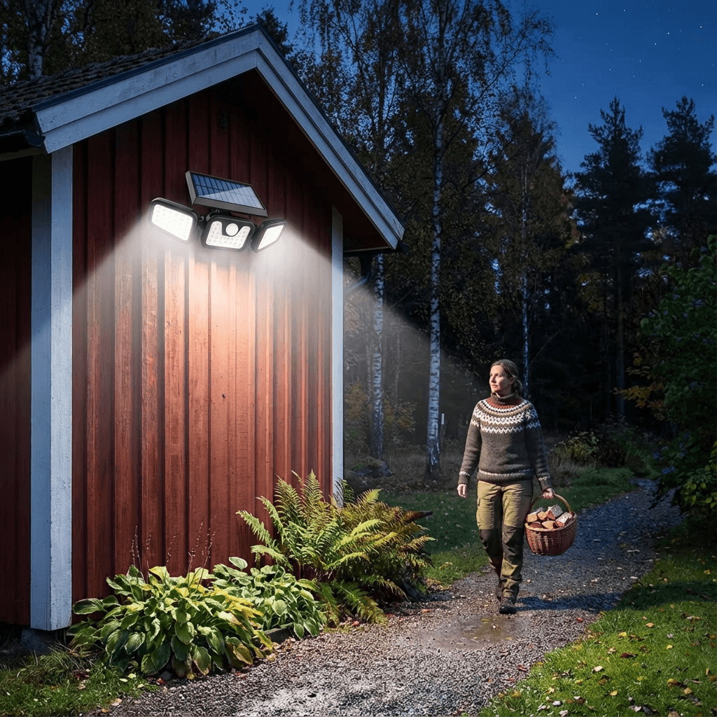 Norillo™ – Kraftfull solcellsbelysning som tänds vid rörelse