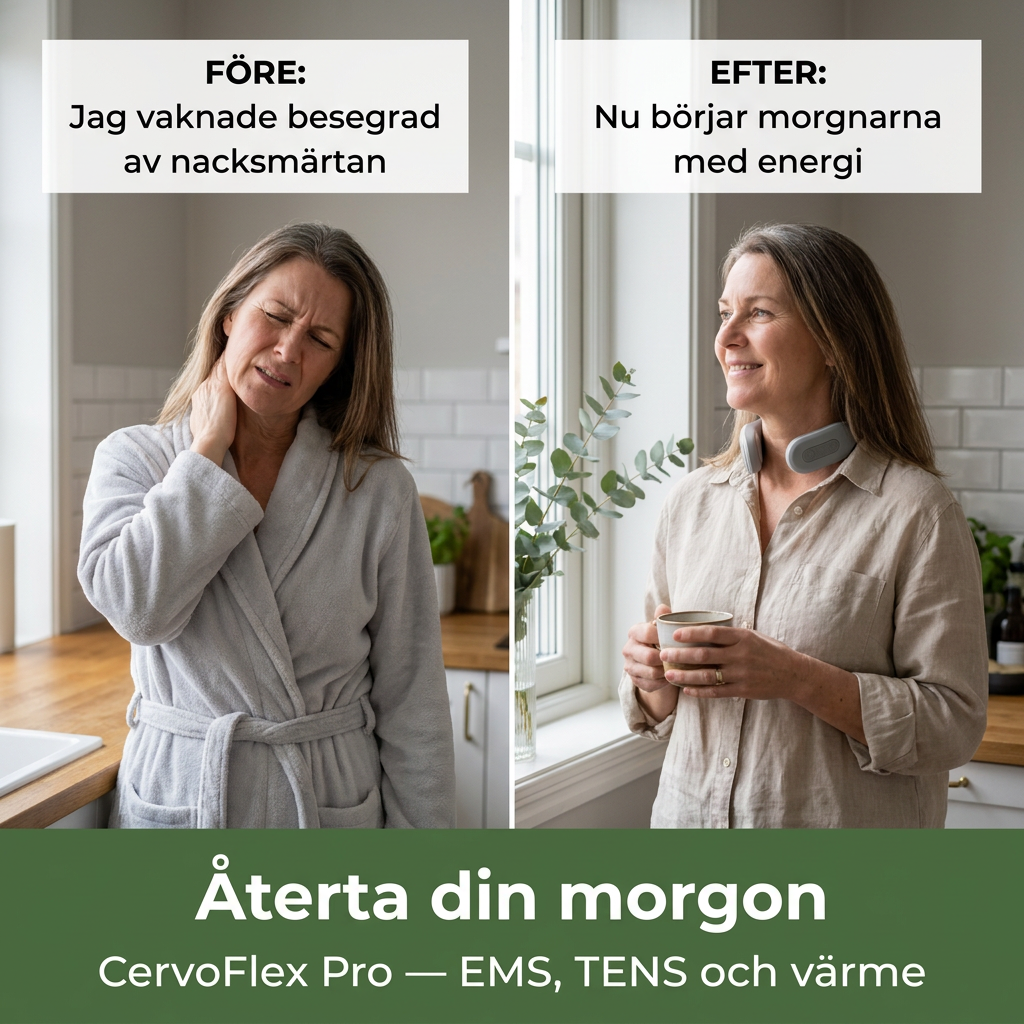 Norillo™ – CervoFlex Pro – Lindrar stel nacke med värme & puls