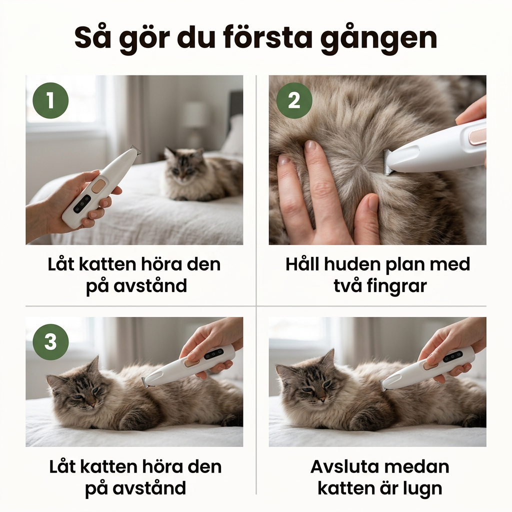 Norillo® – CalmClip – Skonsam trimmer för tassar, bakdel & små tovor