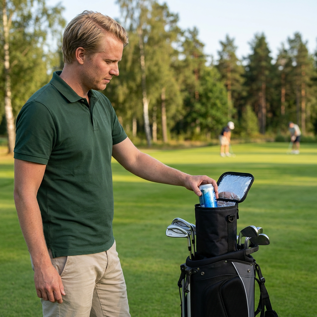 Norillo™ – BagCooler – Diskret kylsleeve som passar direkt i golfbagen