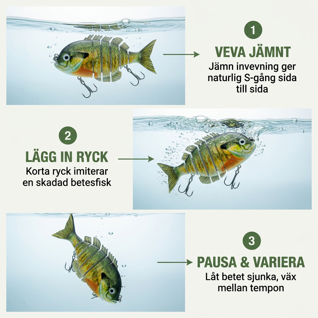 Norillo® – SwimStrike – Ledat fiskedrag som lockar rovfisk med naturlig gång