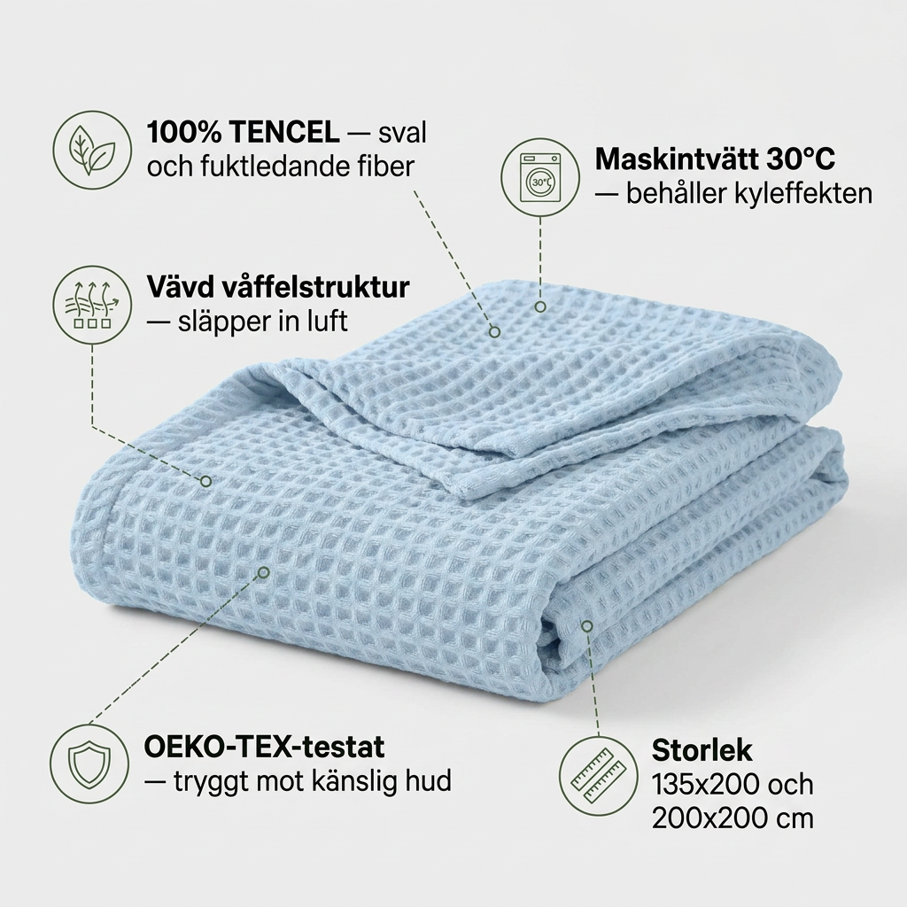 Norillo® – CoolWave – Sval, torr sömn under täcket även varma nätter
