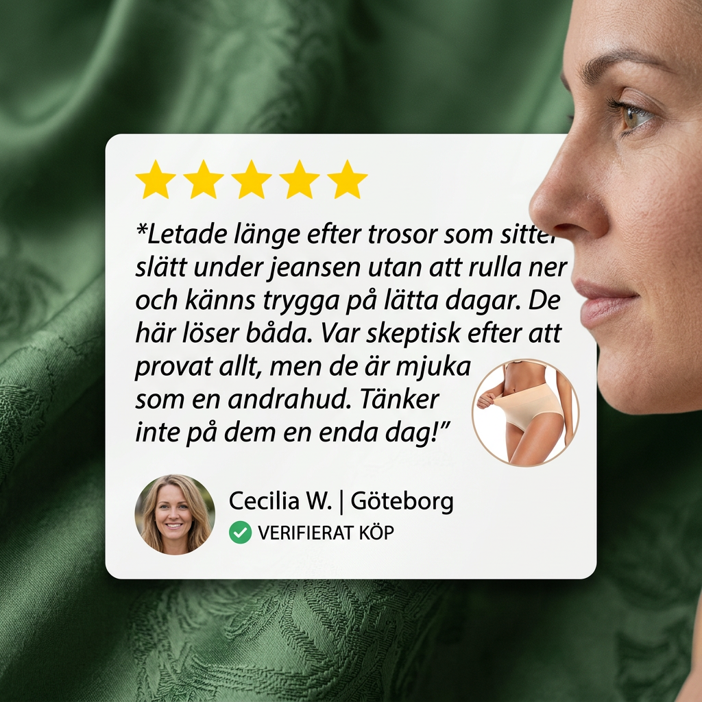 Norillo® – CurvaFit – Hög midja som slätar ut & skyddar mot lätta läckage