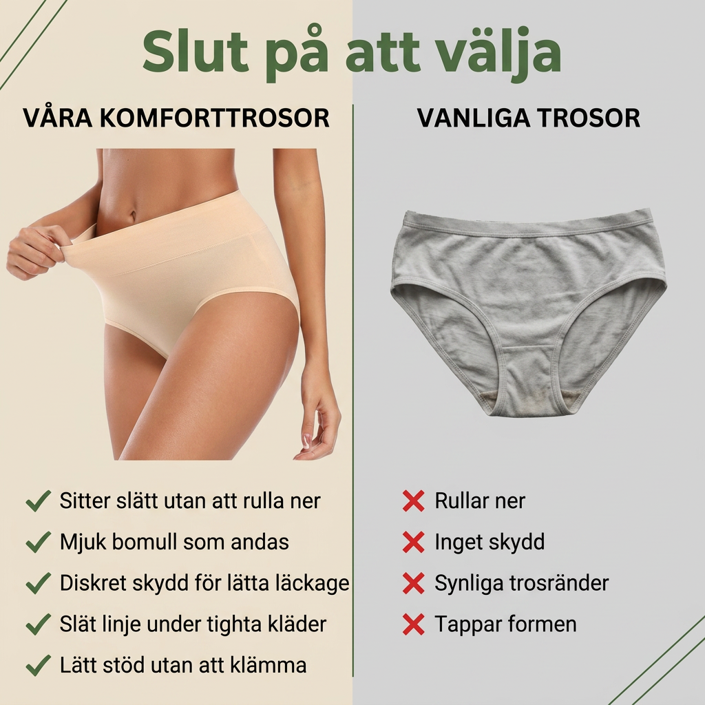 Norillo® – CurvaFit – Hög midja som slätar ut & skyddar mot lätta läckage