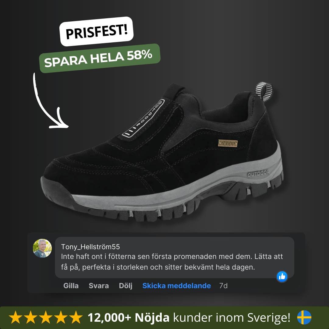 Norillo™ – Ortopedisk Vandringssko med Anti-halksula