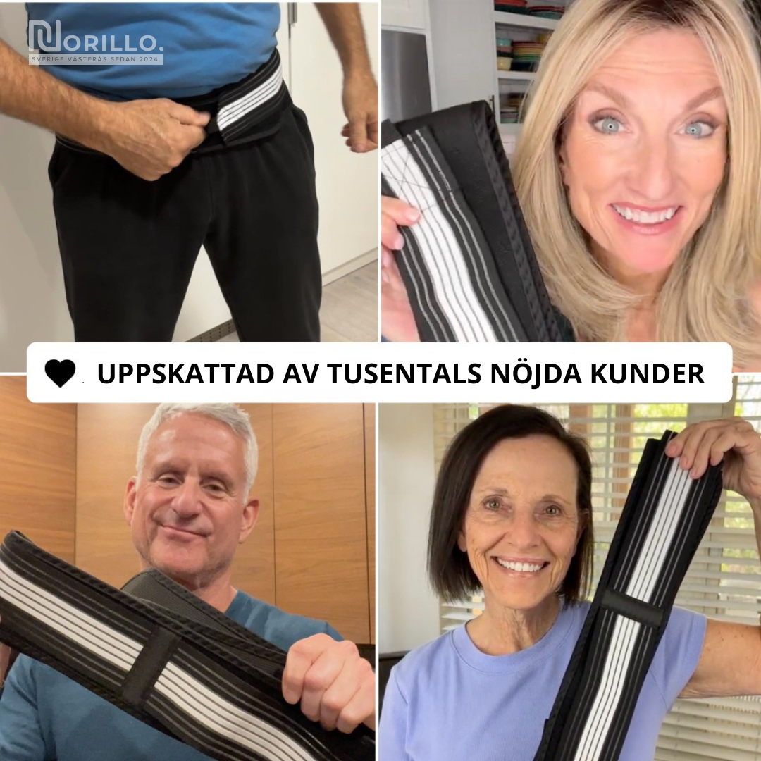 Norillo™ – Kompressionsbälte som avlastar ländryggen
