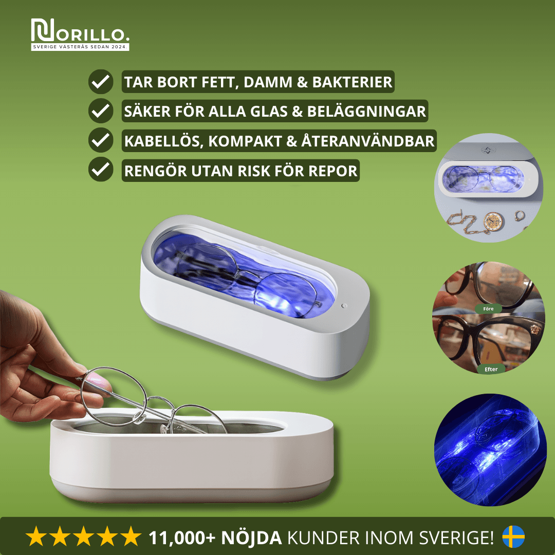 Norillo™ – Kristallklara glasögon utan putsdukar & ränder