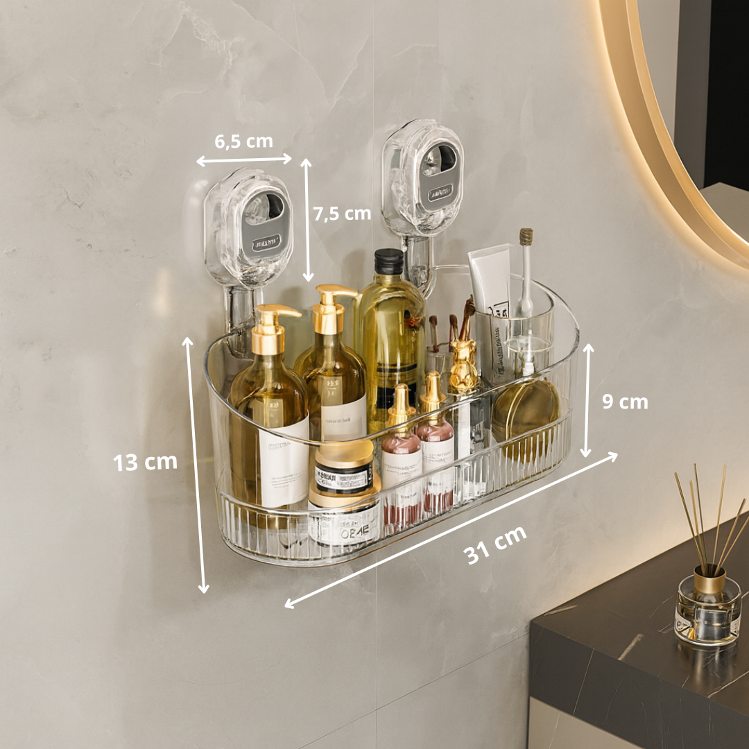 Norillo™ – Självhäftande Vägghylla utan Borrning för Kök & Badrum