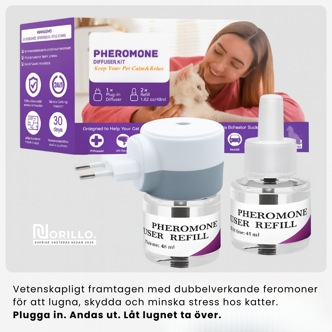 Norillo™ – Doftdiffusor Som Stoppar Kattens Kiss- & Klösproblem