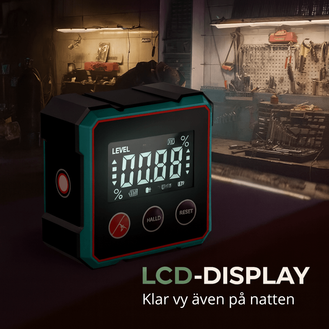 Norillo™ – 2-i-1 Digital Vinkelmätare och Laser Vattenpass