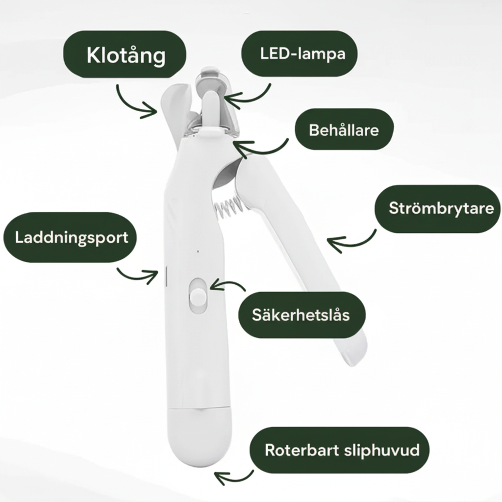Norillo™ – 2-i-1 Klotång med LED-ljus som förhindrar sprickor