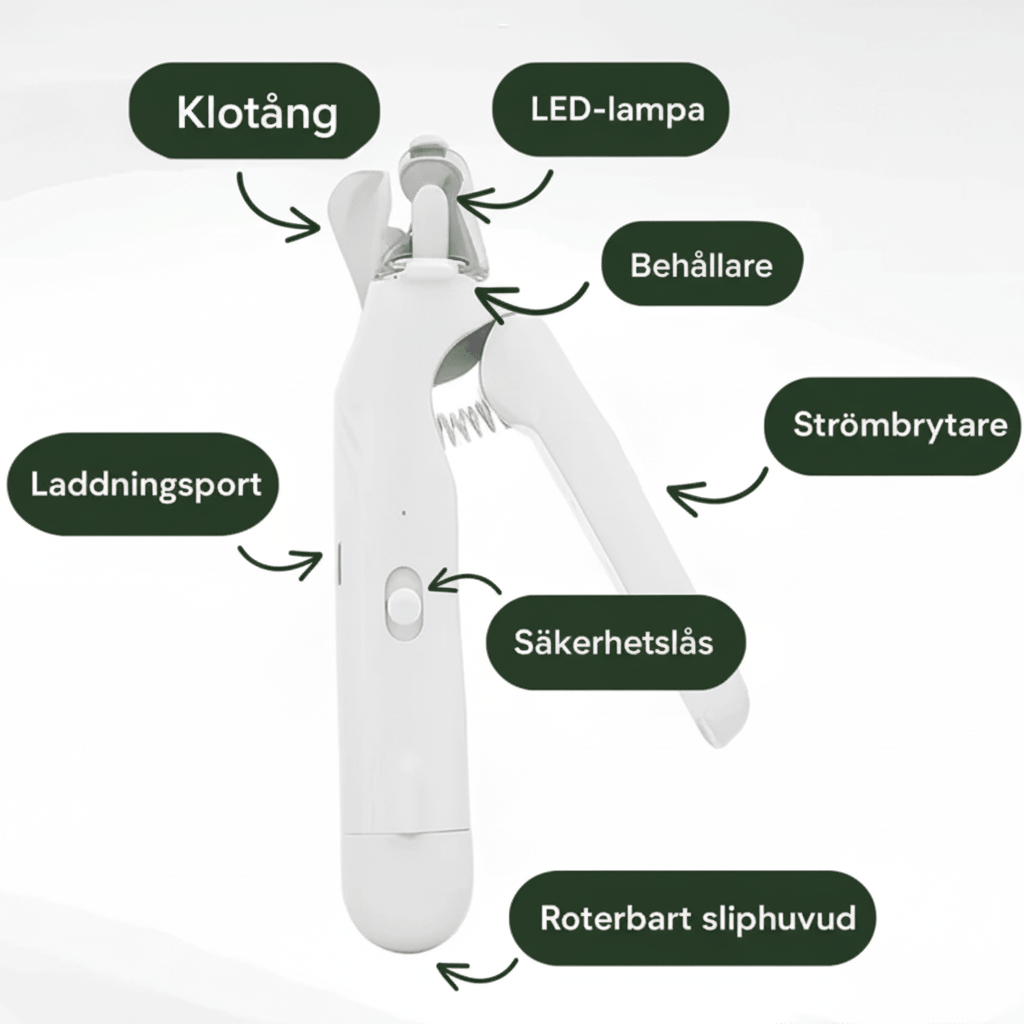 Norillo™ – 2-i-1 Klotång med LED-ljus som förhindrar sprickor