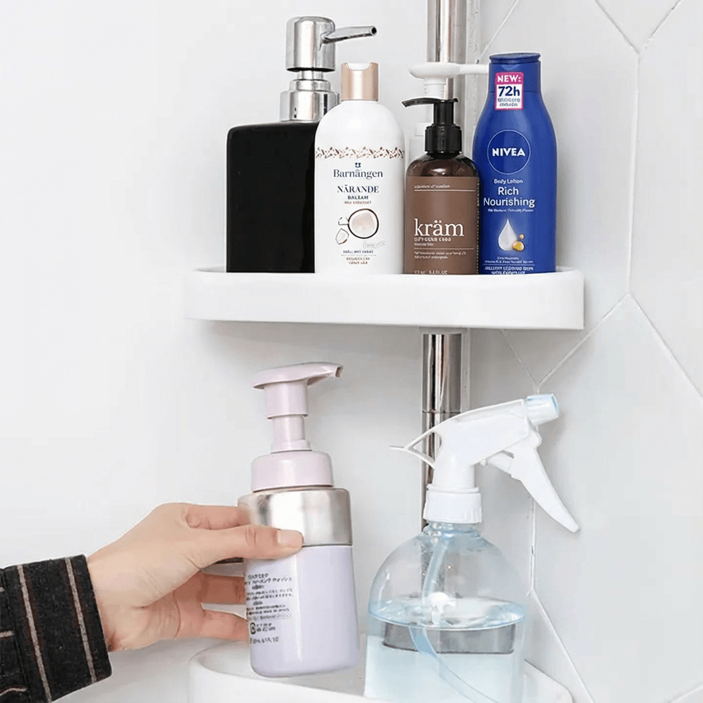 Norillo™ – Utdragbar stabil hörnförvaring med verktygsfri montering