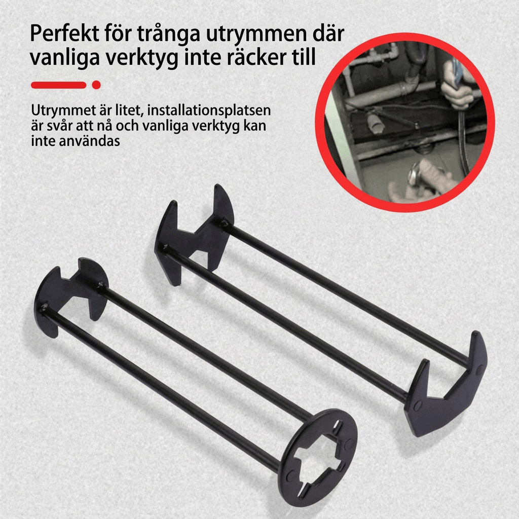 Norillo™ – 2-i-1 Rörtång för Trånga Utrymmen vid Snabb Montering av Rör & Kopplingar