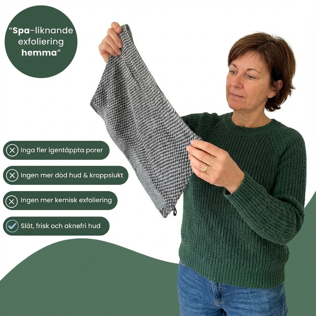 Norillo™ – Exfolierande Antibakteriell Duschhandduk för hela kroppen