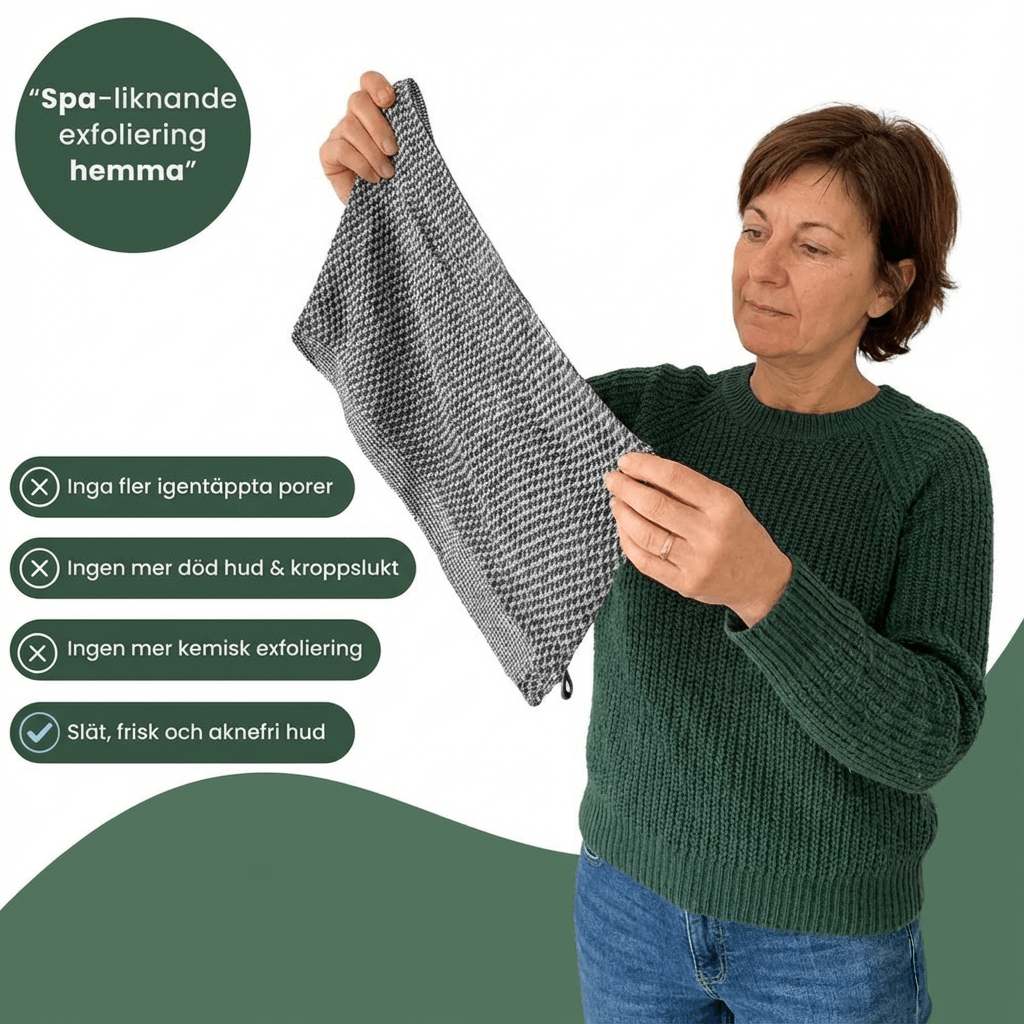 Norillo™ – Exfolierande Antibakteriell Duschhandduk för hela kroppen