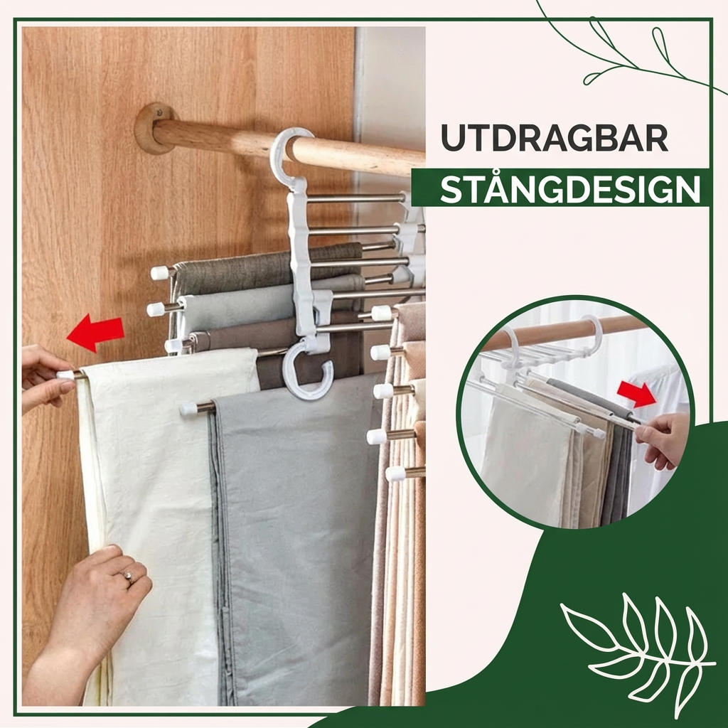 Norillo™ – Space-saving hängare för byxor, jeans och kjolar utan veck