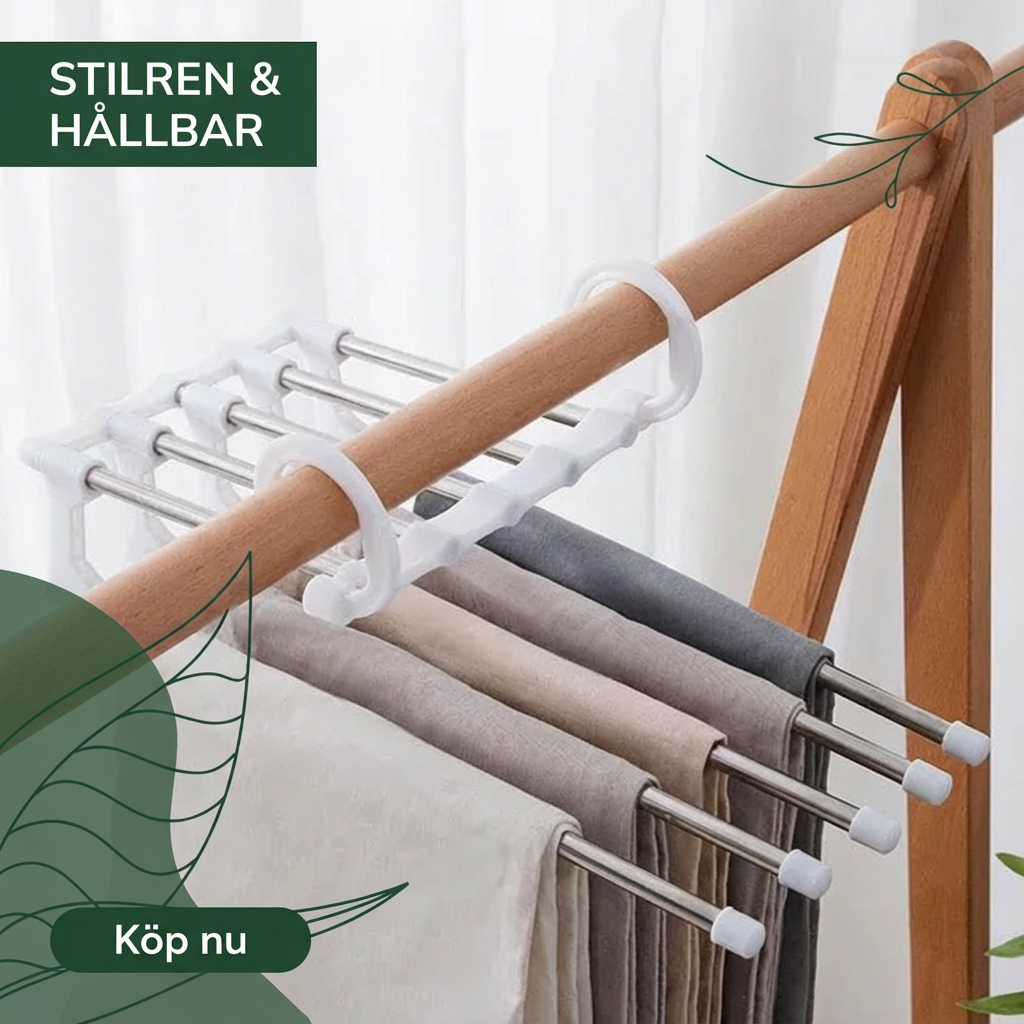 Norillo™ – Space-saving hängare för byxor, jeans och kjolar utan veck
