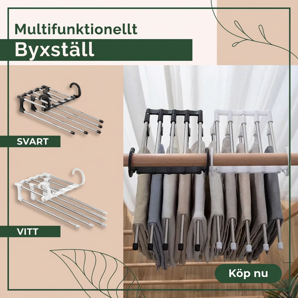 Norillo™ – Space-saving hängare för byxor, jeans och kjolar utan veck