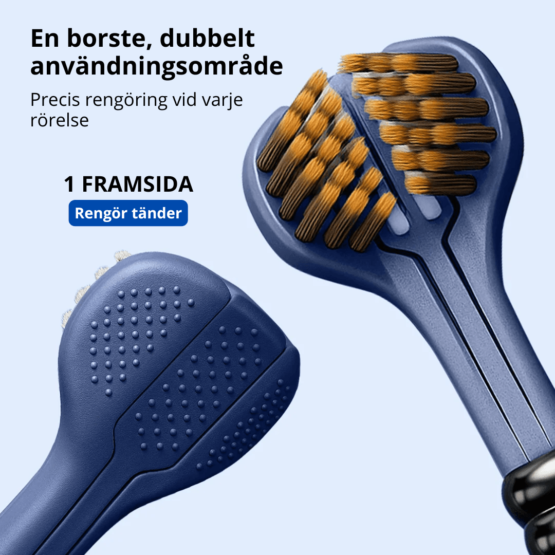 Norillo™ – 3D TriBrush för total tandrengöring på halva tiden