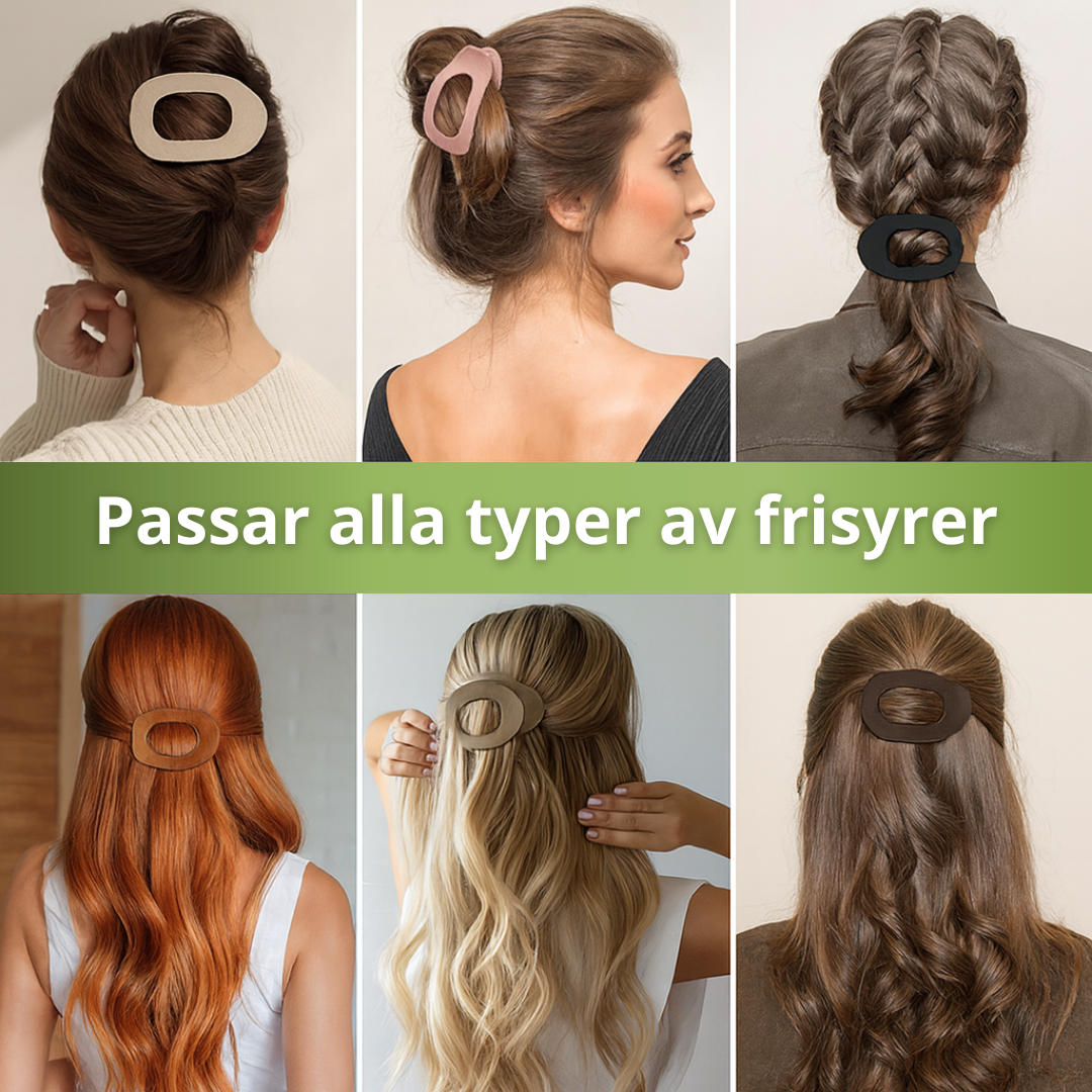 Norillo™ – Platt & bekväm hårklämma som inte trycker