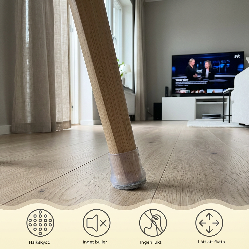 Norillo™ – Transparenta stolöverdrag som bevarar golvet och dämpar ljud