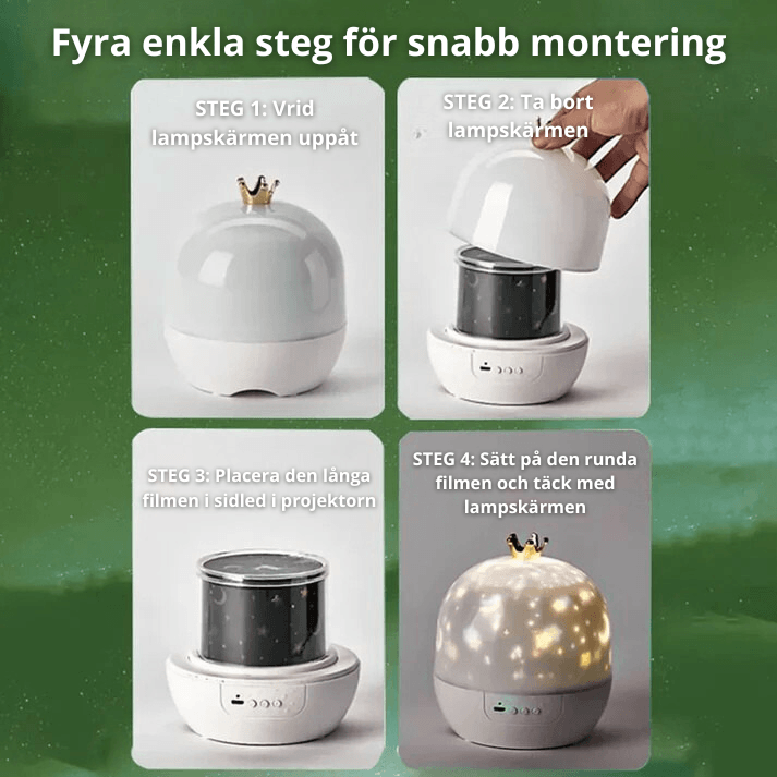 Norillo™ - Stjärnhimmelprojektor för Enkel Nattning